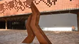 Fotografia do monumento em homenagem às vítimas do Covid 19