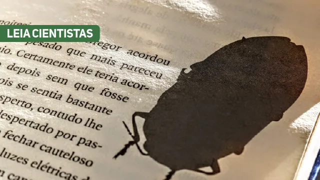 Foto de uma página de livro do Kafka