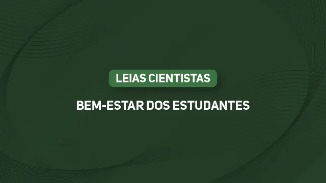 Texto com arte: Bem-estar dos estudantes