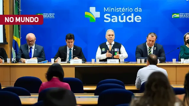 Foto de reunião do Ministério da Saúde