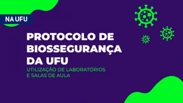 Capa do protocolo de biossegurança